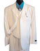 TS03V WHITE EXTRA FINE Light Weight 3 ~ Three Piece Suit Soft Fabirc 3PC VESTED