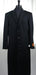 Men's Black 4 Button Wool Blend  Bravo Top Overcoat