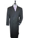 Mens Topcoat Mens Dress Coat Double Breasted 100% Wool Jet Black Overcoat