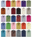 Basic Plain Solid Color Traditional Men's Dress Shirt