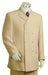 Men's Triple Breasted 8 Button Wide Leg Taupe Fashion Suit Double Breasted Suit Wide leg Pants Style