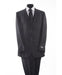 Men'S 2 Piece 2 Button - Color: Dark Grey Suit