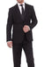 Men'S Slim Fit Solid Black Two Button Tuxedo Suit With Satin Lapel (We Have More Braveman Suits Call 1-844-650-3963 To Order)