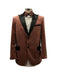 Men's Two Button Brown Suit