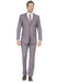 Men's Skinny Lapel Slim Fit Grey  - Three Piece Suit