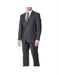 West End Men's Young Look Slim Fit 2-button Grey Suit