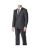 West End Men's Young Look Slim Fit 2-button Grey Suit