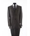 Men's Two Button 2 Piece Black Suit