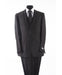 Men's Two Button 2 Piece Suit Black