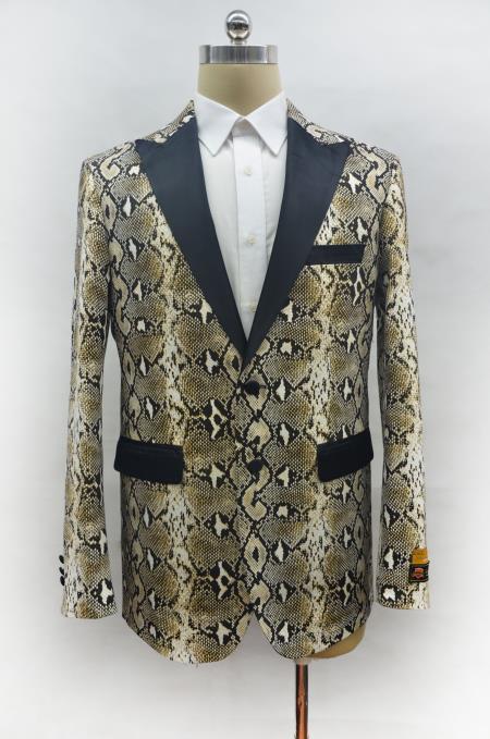 Snakeskin Blazer