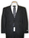 Buy 10 and More $59 Cheap quality Men's 2 Buttons Black Discounted affordable clearance sale Cheap Priced Suit Black