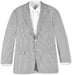 Sear Sucker Suit Seersucker Suit Two-Button Seersucker Sear Sucker White Suit & Black~Gry Stripe ~ Pinstripe Suit Available In Big And Tall Sizes