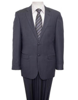 Flat Front 100% Wool Classic Gray 2 Button Side Vent Jacket~ Designer Affordable Inexpensive Authentic Reg Price $795 Pants
