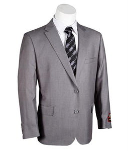 Mix and Match Suits Men's Giorgio Fiorelli 2 Button Medium Grey Executive Cut - Portly Suit Executive Fit Suit - Mens Portly Suit