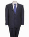 Reg Price $795 Designer Affordable Inexpensive Authentic 100% Wool Suit 2 Button Side Vent Jacket Flat Front Pants Wool Classic Dark Navy