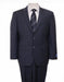 Men's Dark Navy 2 Button Front Closure  100% Wool Dark Blue Suit