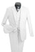 High Fashion Men's 2 Button White Suit - Three Piece Suit
