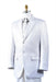 White Unique 2 Button Poly-Nylon Semi-Sheen Suits