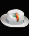 Men's Untouchable Off White Fedora Wool Dress Hat