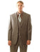 Men's 2 Button Taupe Vested 3PC Cheap Priced Business Suits Clearance Sale in Classic Fit