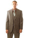 Men's 2 Button Taupe Vested 3PC Cheap Priced Business Suits Clearance Sale in Classic Fit