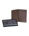 Men'S Genuine Exotic Black,Brown Card Holder Wallet