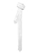 Super Skinny White Slim Fully Lined Fashionable Shiny NeckTie-Men's Neck Ties - Mens Dress Tie - Trendy Mens Ties