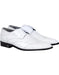 Men's White Full Leather Lining Vestigium Genuine Catshark Derby Oxford White Dress Shoe Perfect For Men