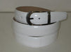 Men's Genuine Authentic White Eel Belt