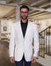 White Linen Sport coat ~ Men's Summer Light Weight Blazer Jacket