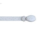 White Ostrich Print Authentic Genuine Real
