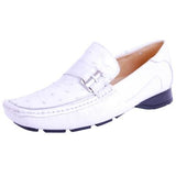 Genuine Ostrich White Stylish Dress Loafer Slip On In White Zapato Avestruz Blanco Authentic Genuine Skin Italian Tennis Dress Sneaker Shoes