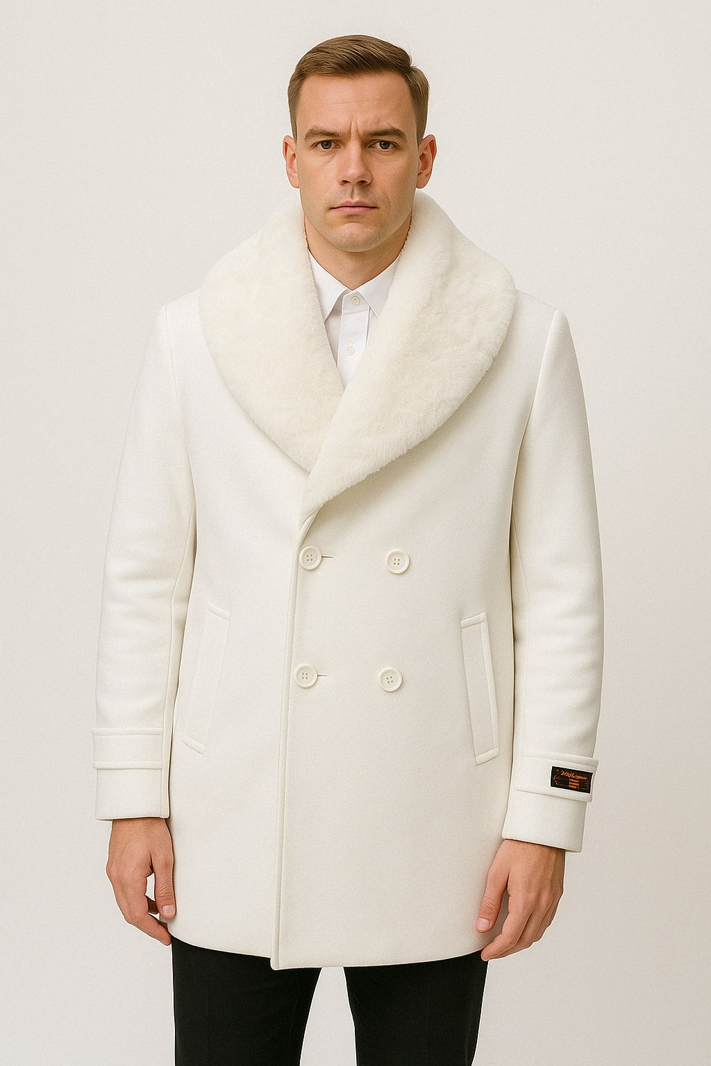 Mens White Dress Coat for Men