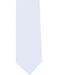 Men's Extra Long Polyester Neck Tie White-Men's Neck Ties - Mens Dress Tie - Trendy Mens Ties
