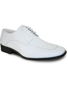 Men's White Premium Cushion Insole Dress Shoes For Men