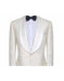 Men's White  Shawl Lapel Tuxedo One Button