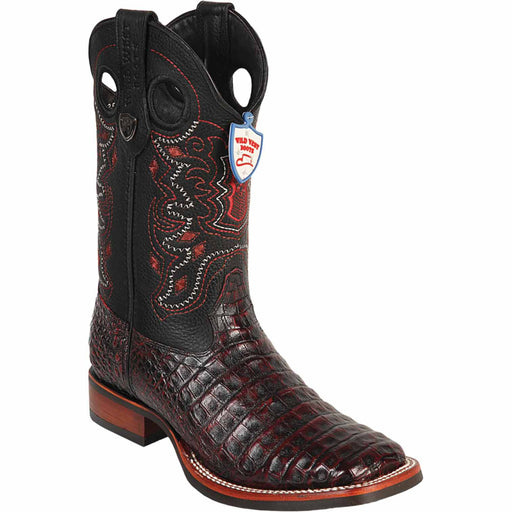 Men's Wild West Caiman Belly Ranch Toe Boots 282582