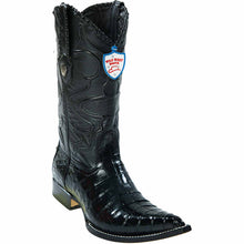 Men's Wild West Caiman Belly Skin 3X Toe Boots 29582-A