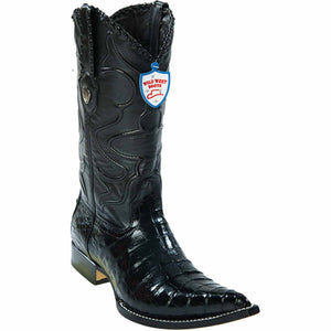 Men's Wild West Caiman Belly Skin 3X Toe Boots 29582-A