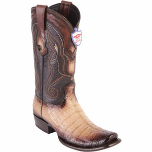 Men's Wild West Caiman Belly Skin Dubai Toe Boots 27982
