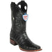 Men's Wild West Caiman Belly Skin Rodeo Toe Boots 281882