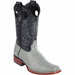 Men's Wild West Caiman Belly Skin Rodeo Toe Boots 281882