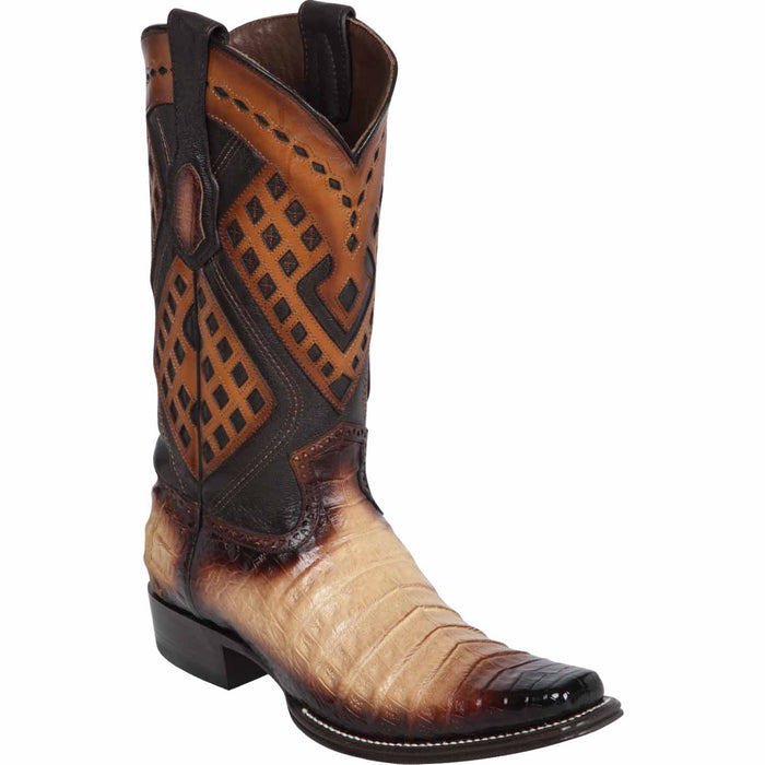 Men's Wild West Caiman Belly Square Toe Boot 2768215