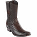 Men's Wild West Caiman Belly with Deer Dubai Toe Short BootS 279BF82