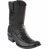 Men's Wild West Caiman Belly with Deer Dubai Toe Short BootS 279BF82