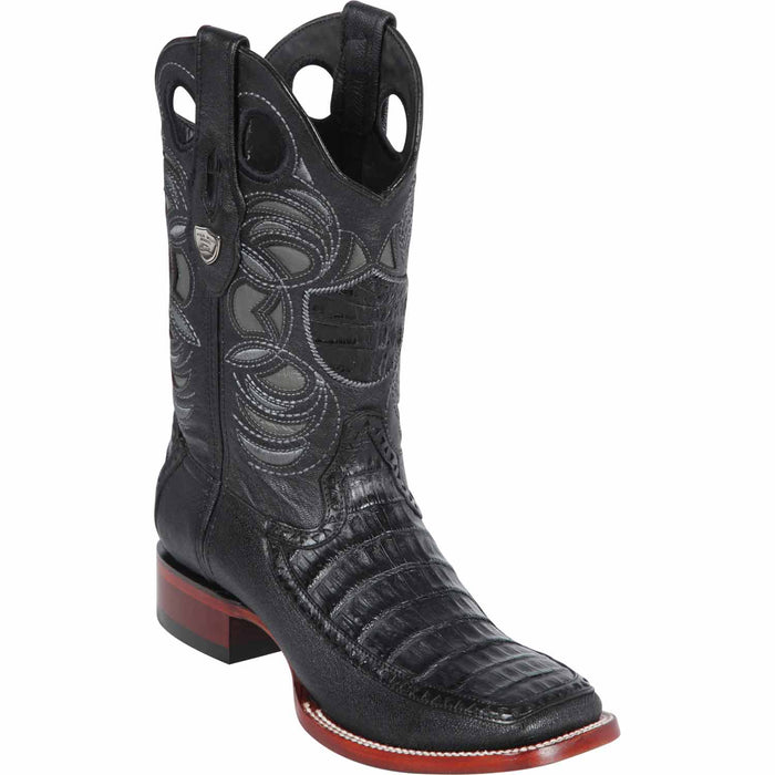 Men's Wild West Caiman Belly with Deer Ranch Toe Boots 282F82
