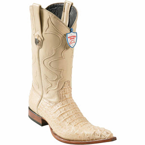 Men's Wild West Caiman Hornback Skin 3X Toe Boots 29502