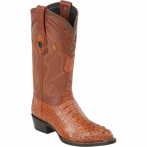 Men's Wild West Caiman Hornback Skin J Toe Boots 29902-A