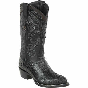 Men's Wild West Caiman Hornback Skin J Toe Boots 29902-A