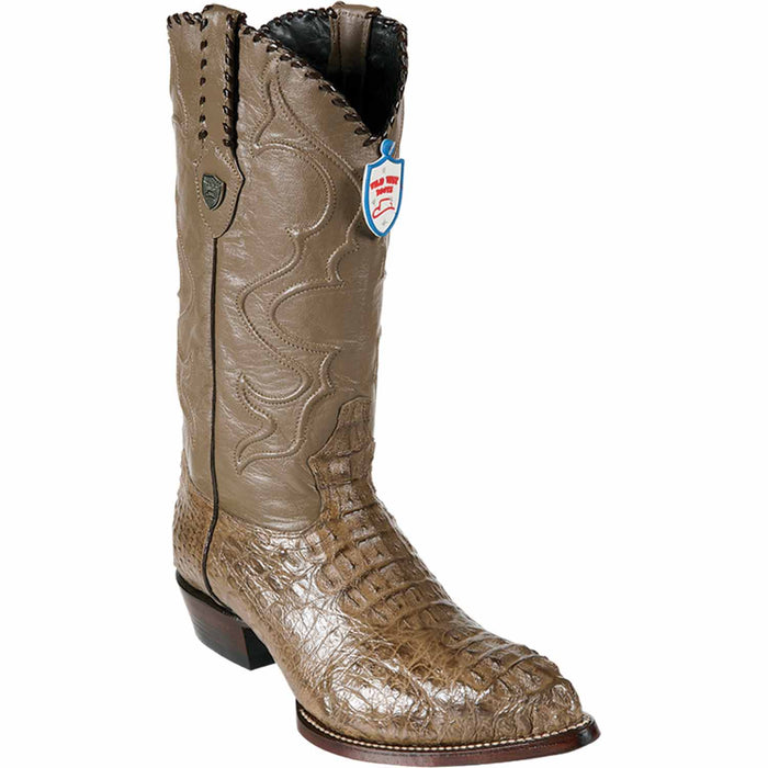 Men's Wild West Caiman Hornback Skin J Toe Boots 29902-B